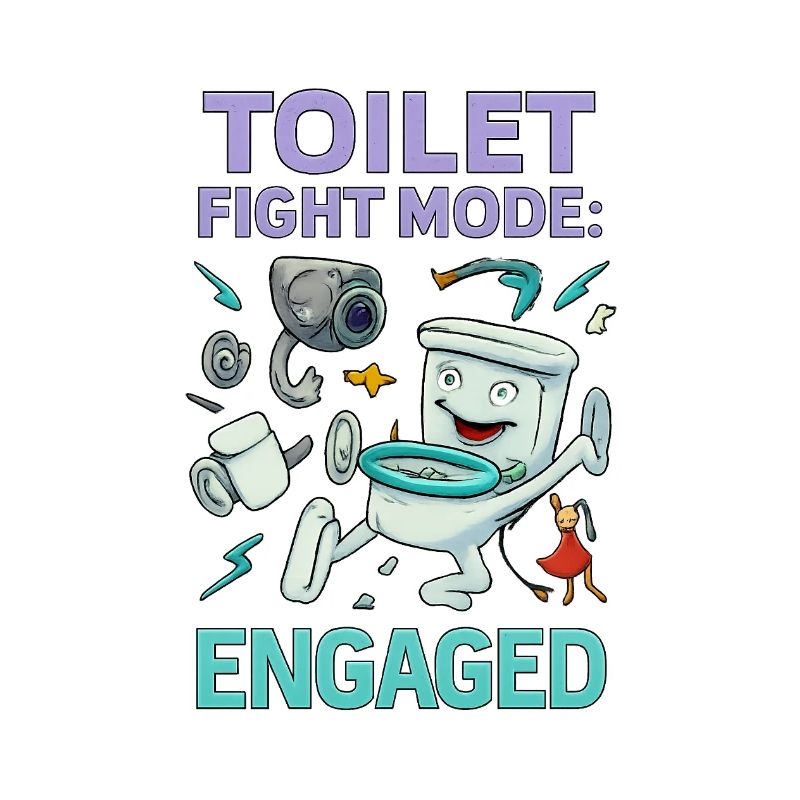 Toilettenkampf-Modus – Absurdes Hirnfäule-Design