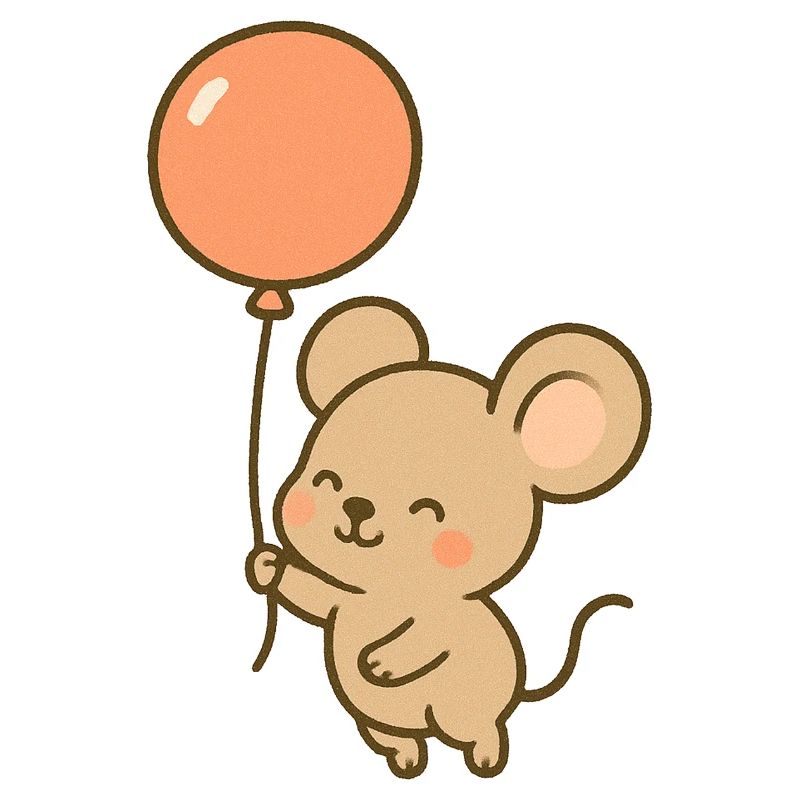 Ballon-Maus Laune
