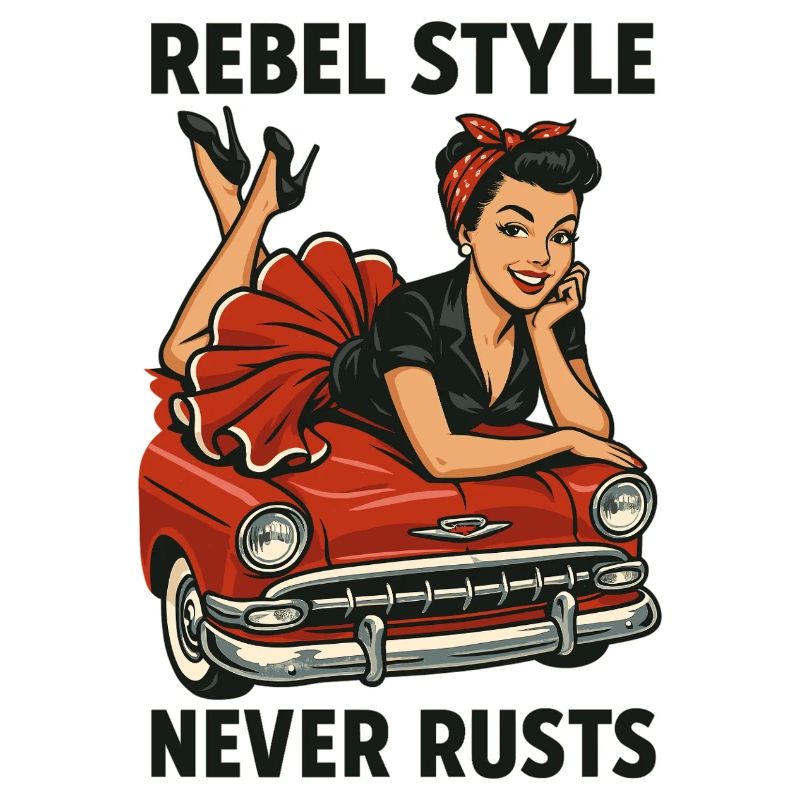 Rockabilly Pin-Up: Rebel Style Never Rusts Retro