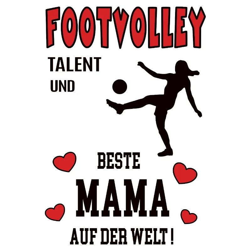 Footvolley Beste Mama Mutter Muttertag Geburtstag