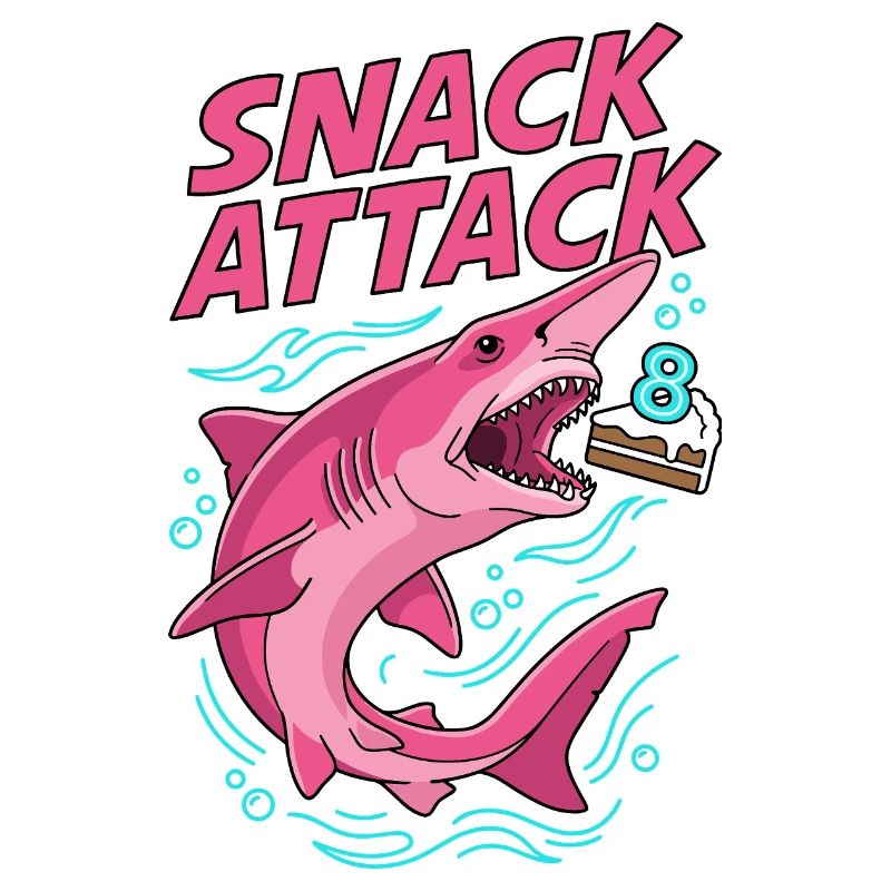 Snack Attack 8. Geburtstag Hai