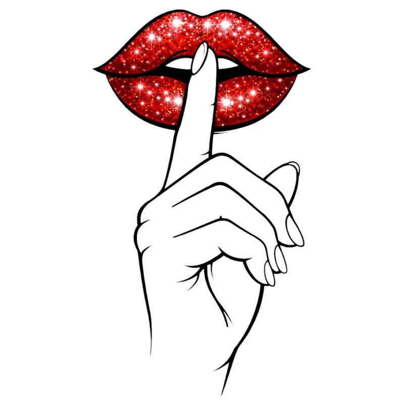 Psst Lips – Mysterious Statement Shirt