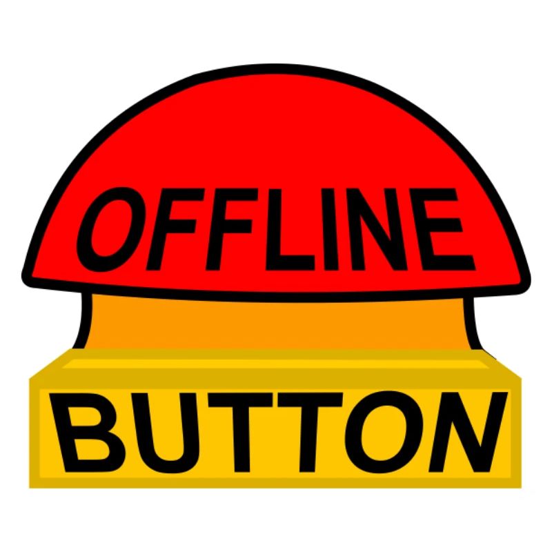 Offline-Button – Sparen Sie sich