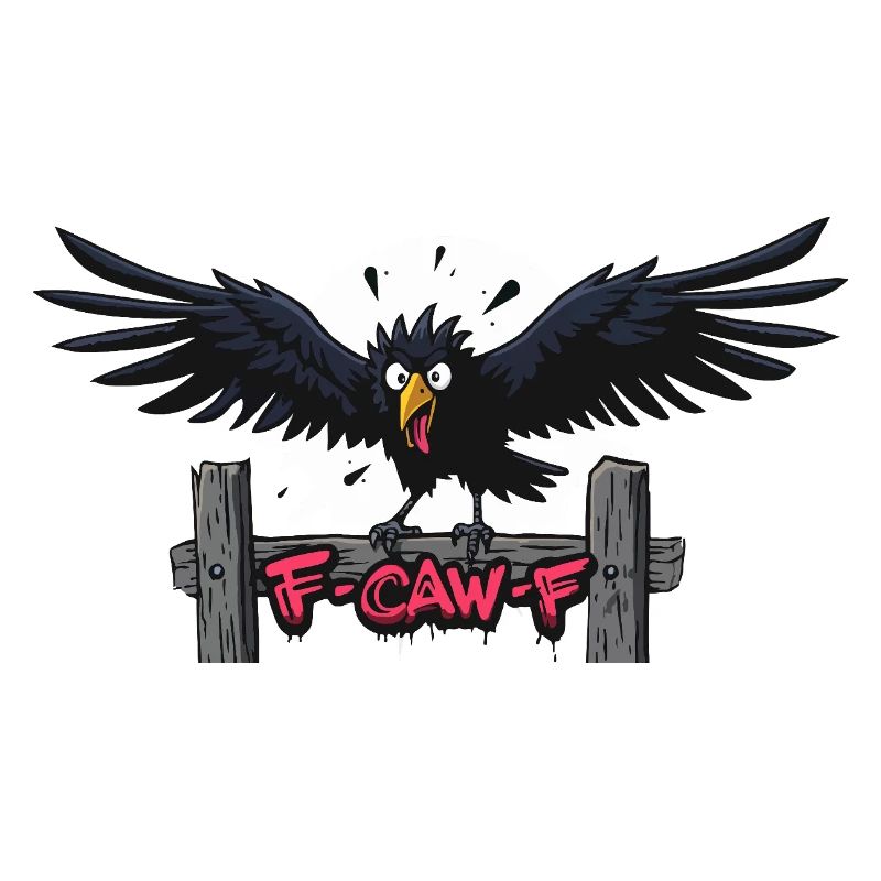 F-Caw-F Apparition du Corbeau Graffiti