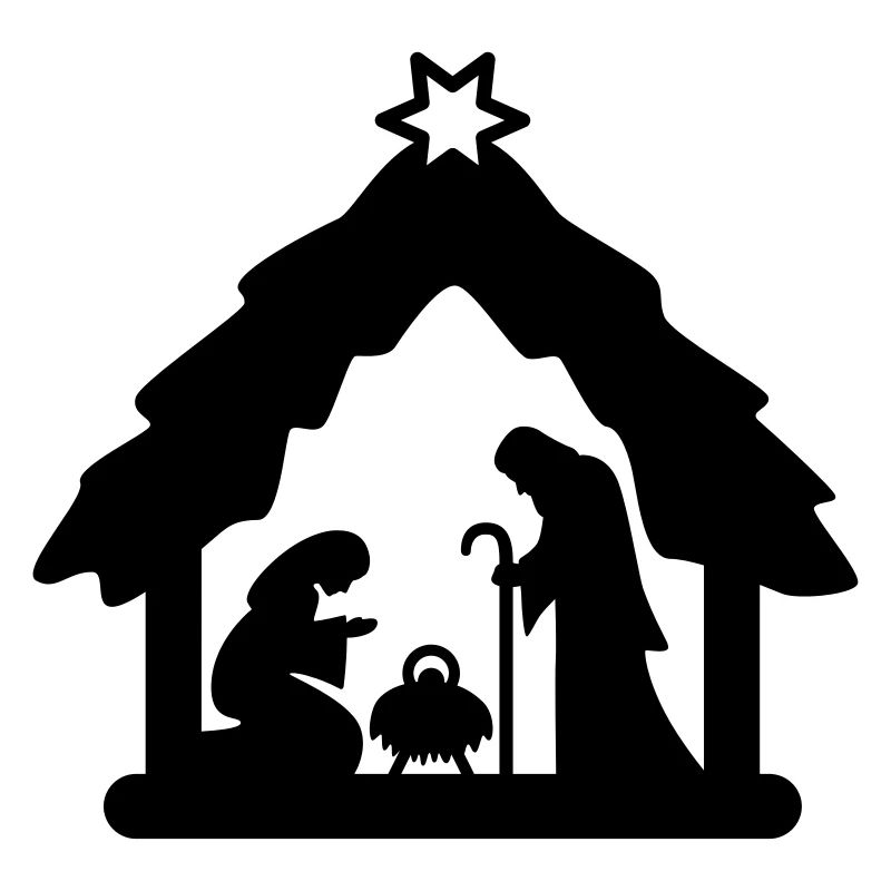 Weihnachtskrippe, Krippenfiguren, heilige Familie