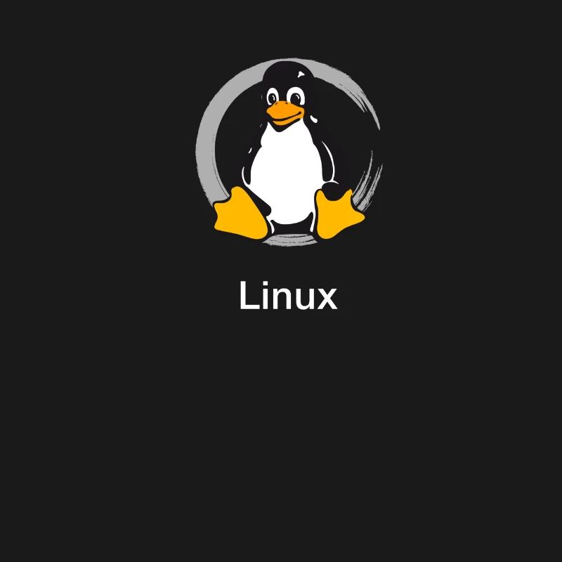 Pc computer Pinguin nerd geek Programmierer Admin