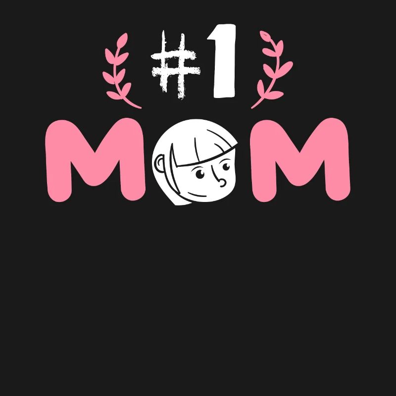 #1 Mom Mutter Muttertag Liebe Geschenk Idee