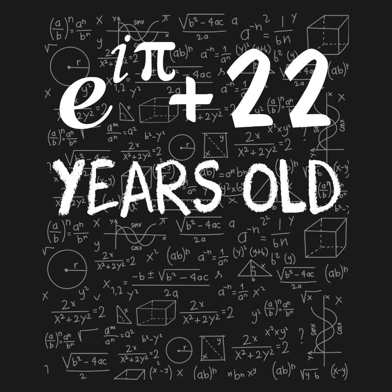 21e anniversaire 21 ans Euler Identité cadeau math