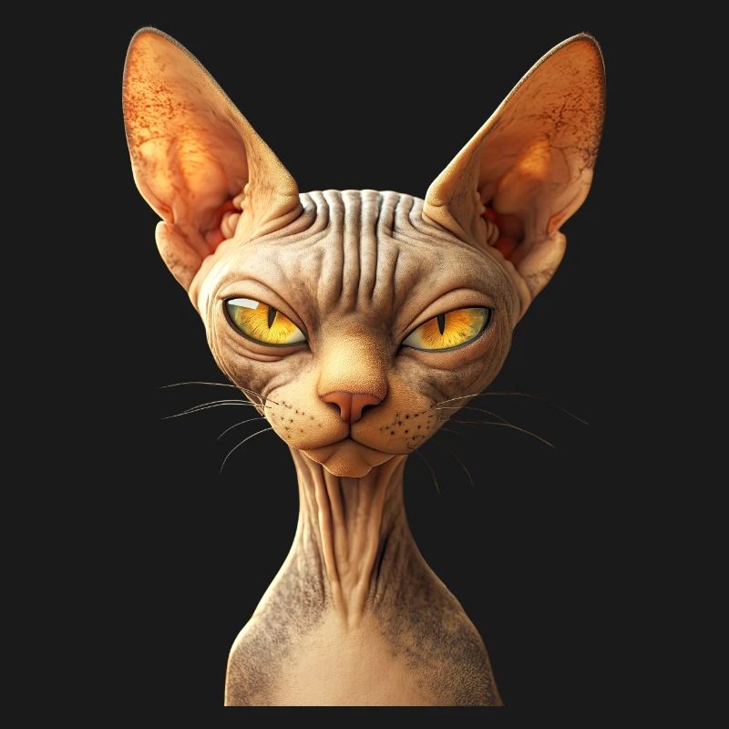 Chat Sphynx Chat Sphynx Chat Canadien Mignon Sphinx