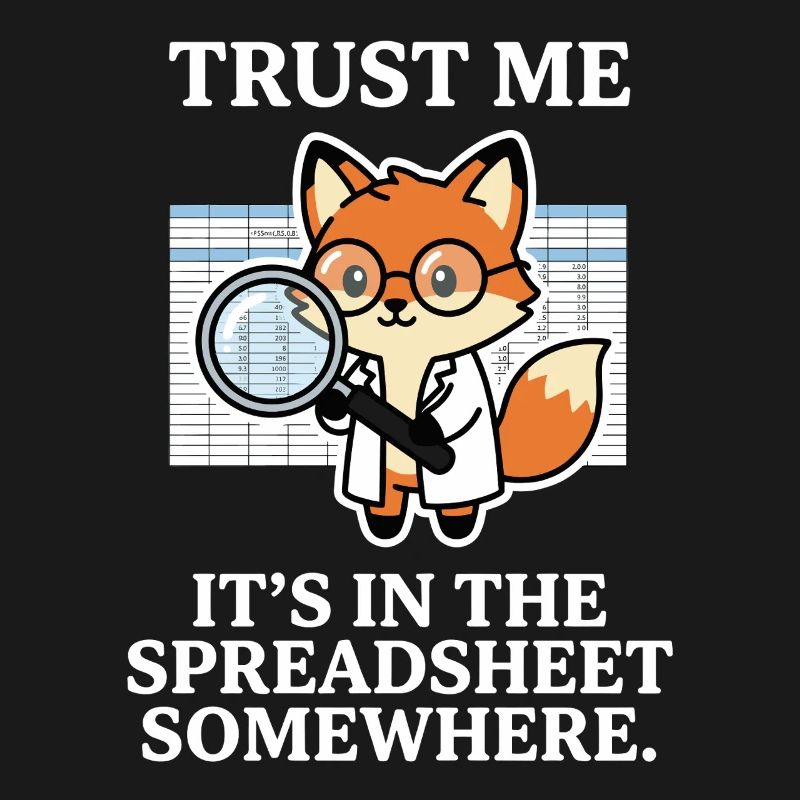 Crois-moi, c’est dans le tableur quelque part, Fox