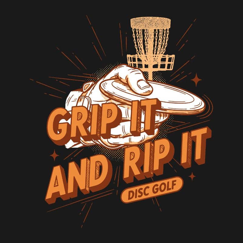 Grip It And Rip It Disc Golf Funny Disc Golf
