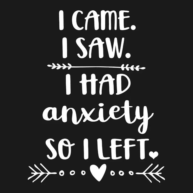 Je suis venu, j’ai vu que j’avais de l’anxiété
