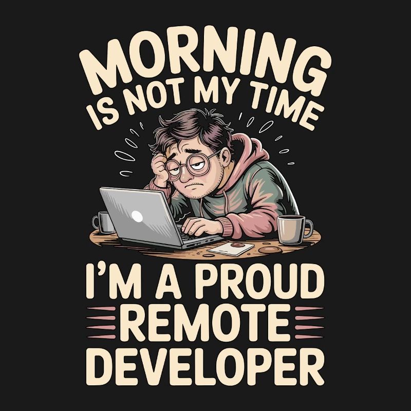 Remote Developer Morning Is Not My Web Developer