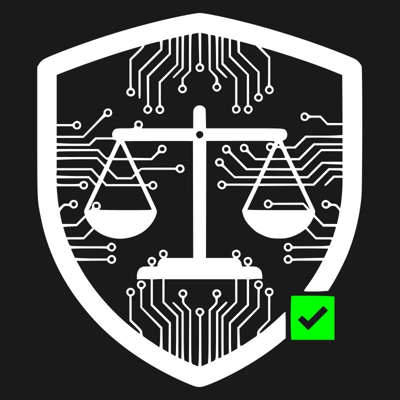 Cyber Security Shield Libra Tech Vector