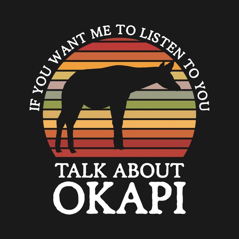 Okapi between forest and wilderness