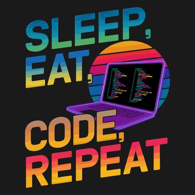 Sleep Eat Code Repeat Gift For Coder