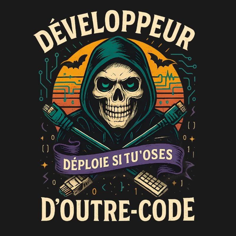 Web Developer - Halloween Skull
