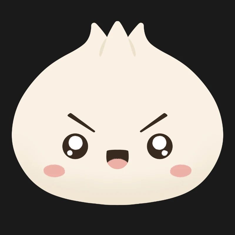 Mascotte mignonne de Grumpy Dumpling