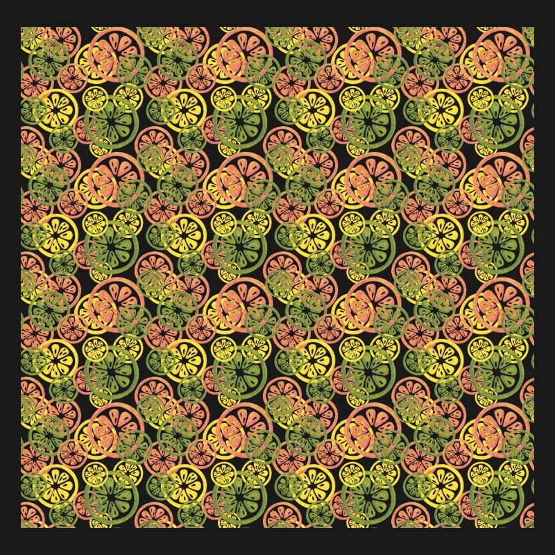 Fruit Lemon Orange Pattern