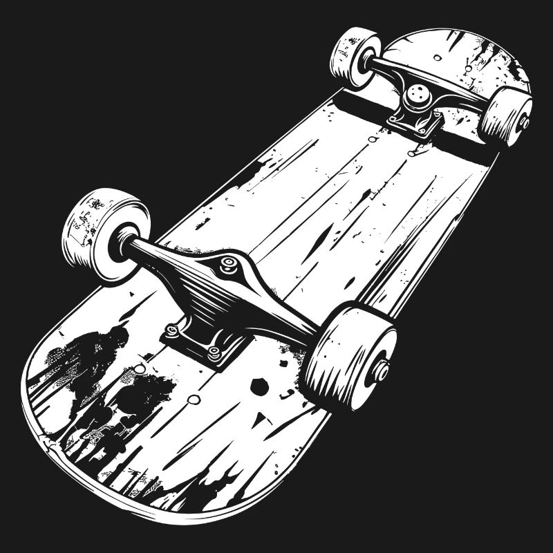 Skateboard Drawing