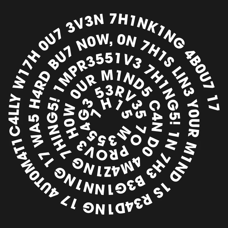 Spirale Leetspeak – Nerd Code 1337 Geek Design