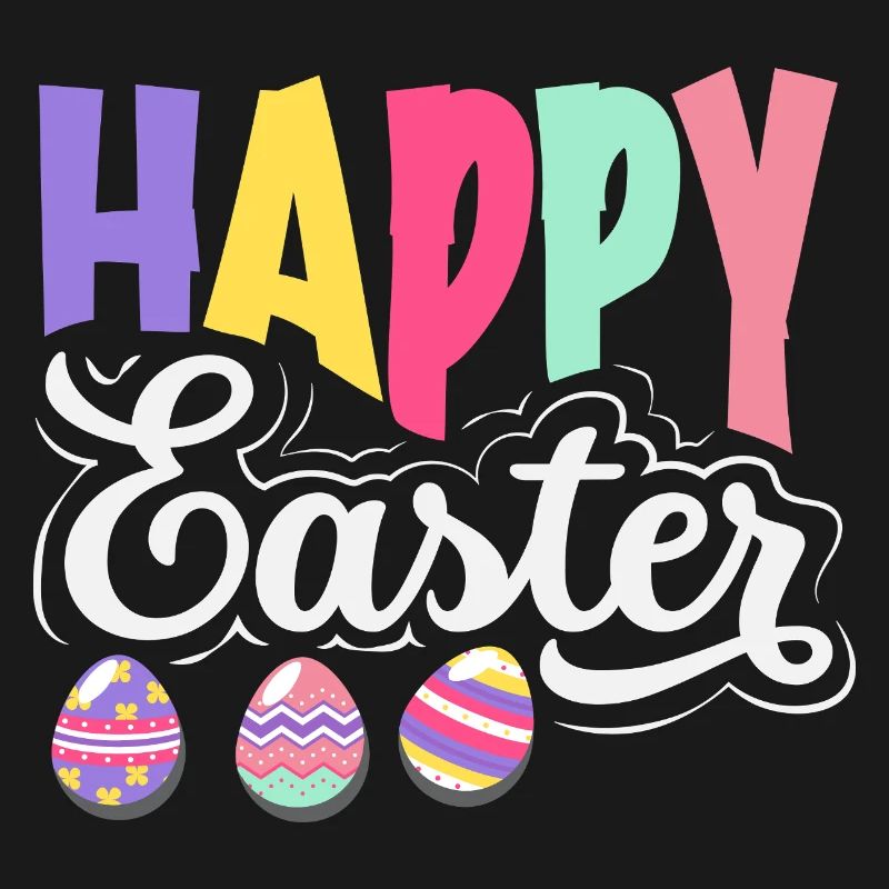 Happy Easter Sweet Easter Bunny Egg Hunt Easter Eggs