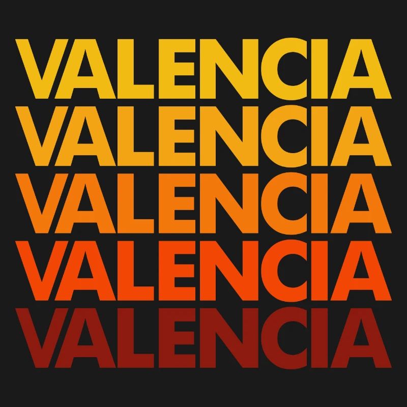 Valencia Gradient Font Stack