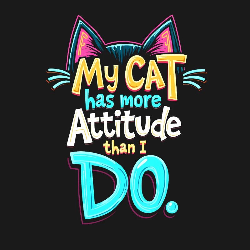 MON CHAT A PLUS D’ATTITUDE QUE MOI