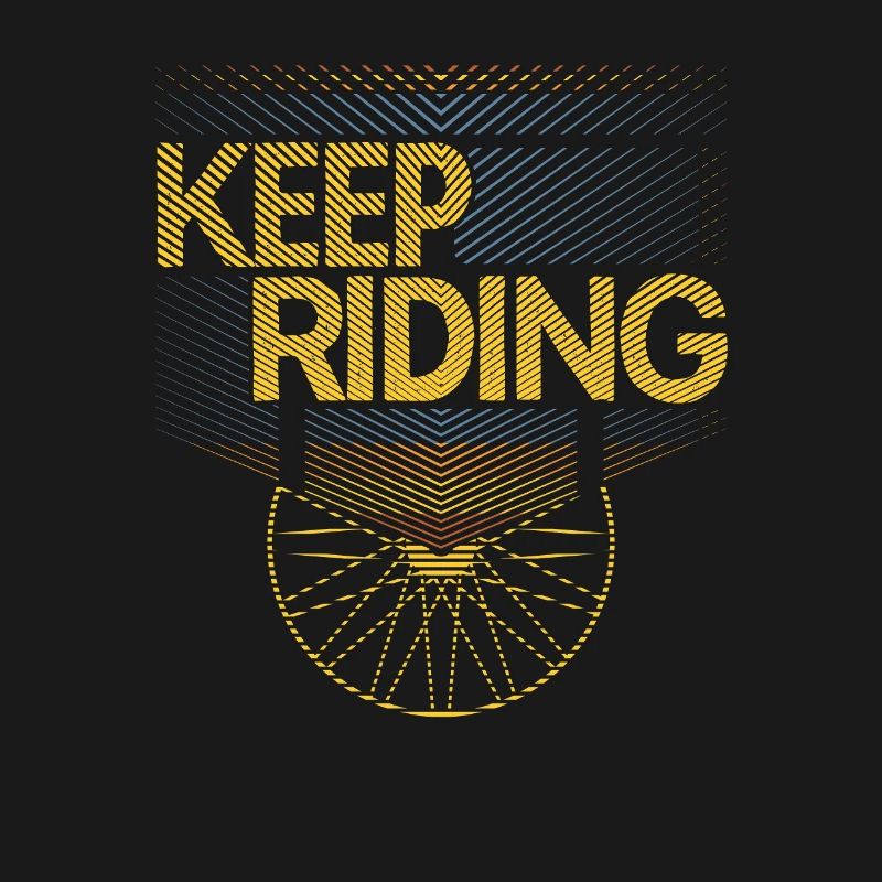 Keep Riding Cycling Pattern