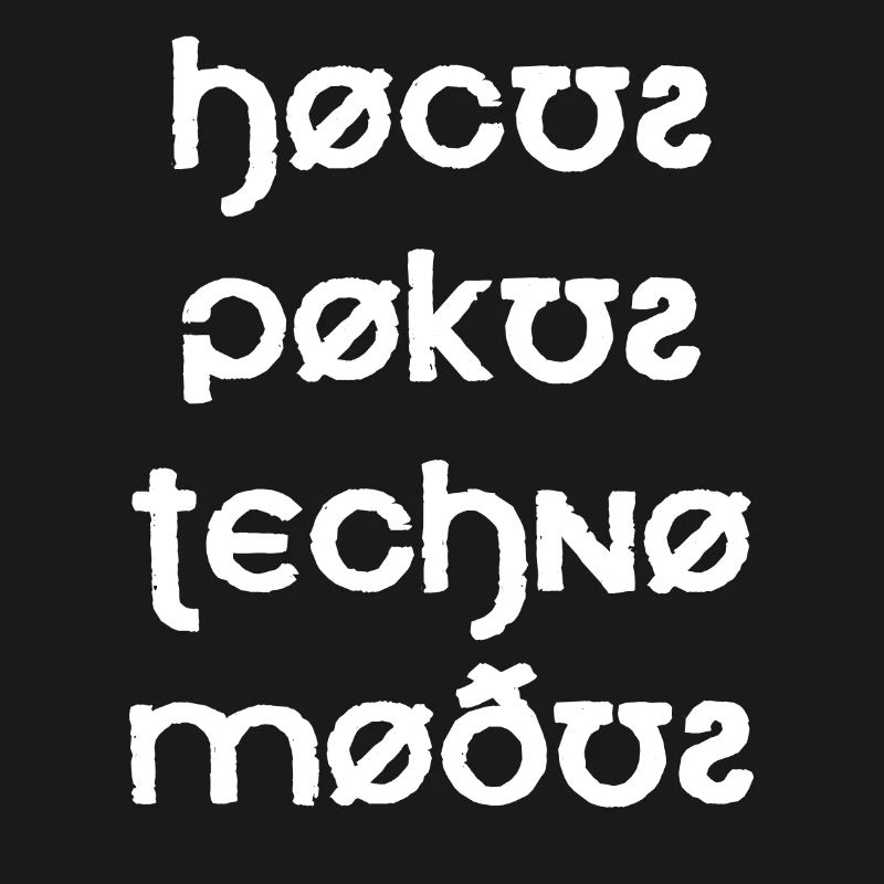 Hocus Pocus Techno Mode Font