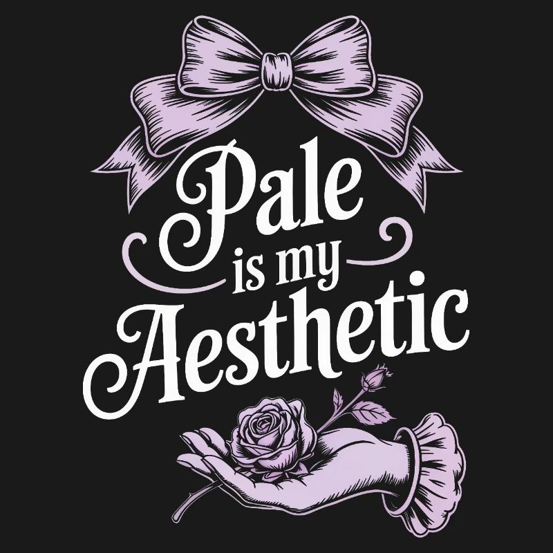 Pale Aesthetic Script with Bow