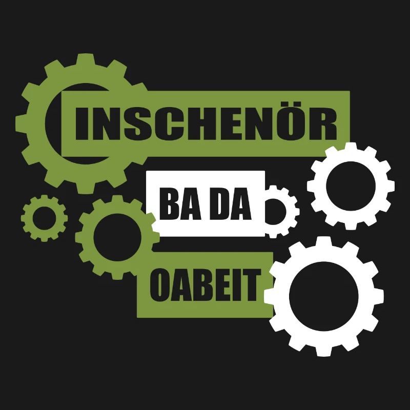 Inschenör ba da Oabeit, engineer at work