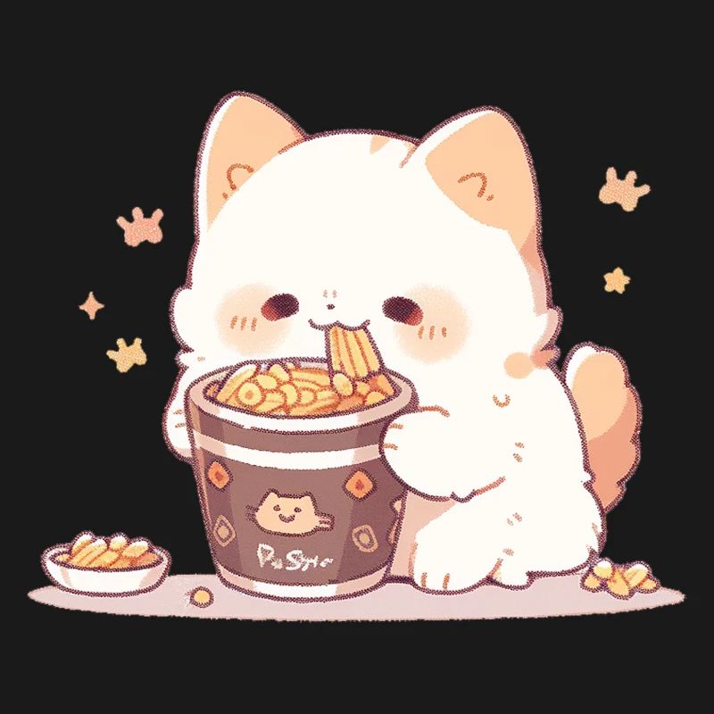 Chats spaghetti - Le chat s’amuse avec le passé