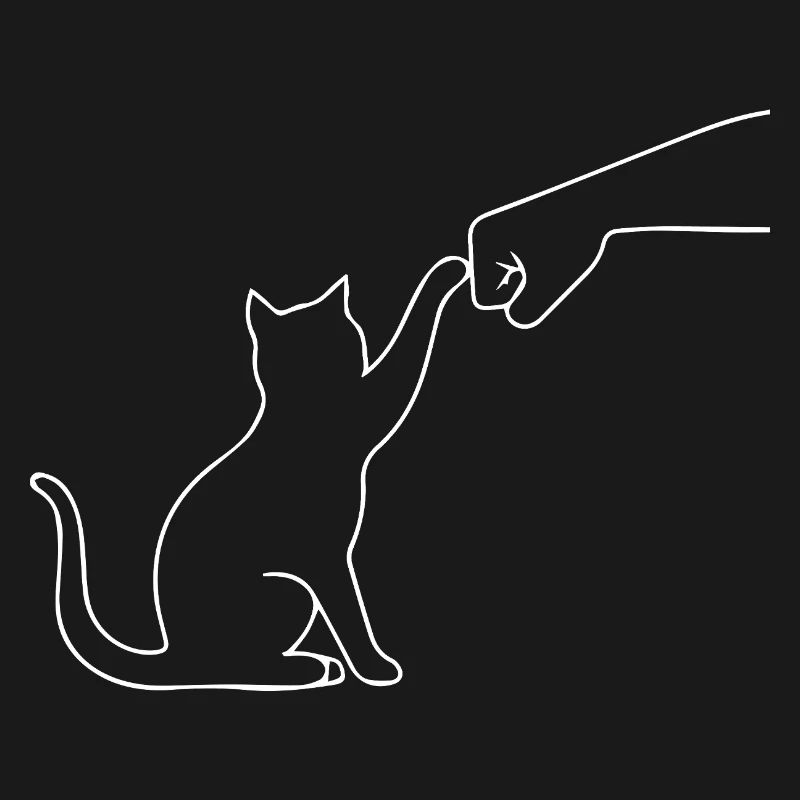 Katze Pfote lustig