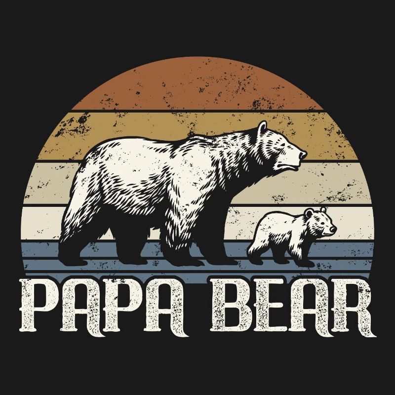 Papa Bear - Vater Vatertag Geschenk