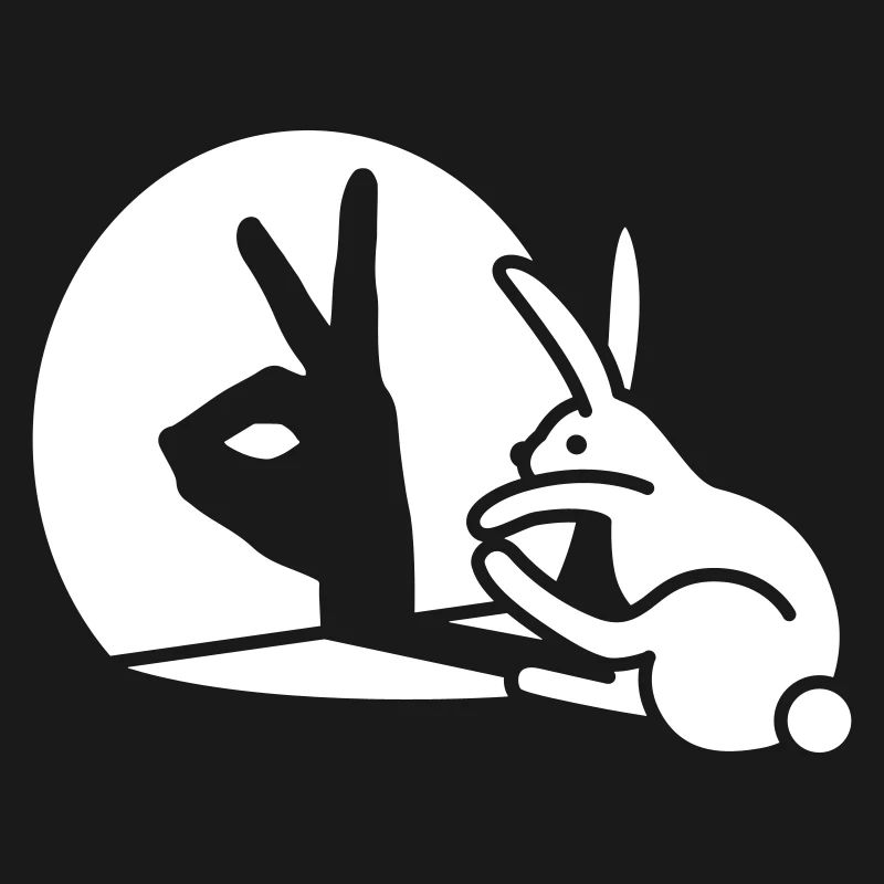 Funny Rabbit Hand Shadow Projection Rabbit