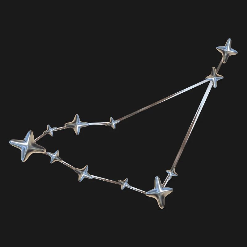 Rangée d’étoiles Conception de constellation