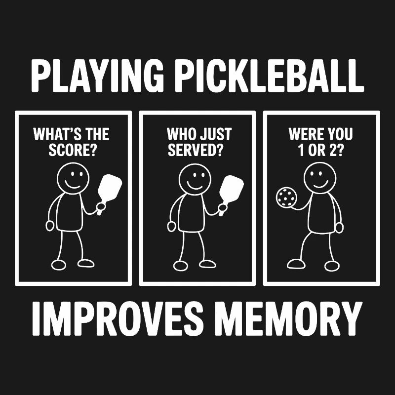 Pickleball Memory Comic Good for Memory