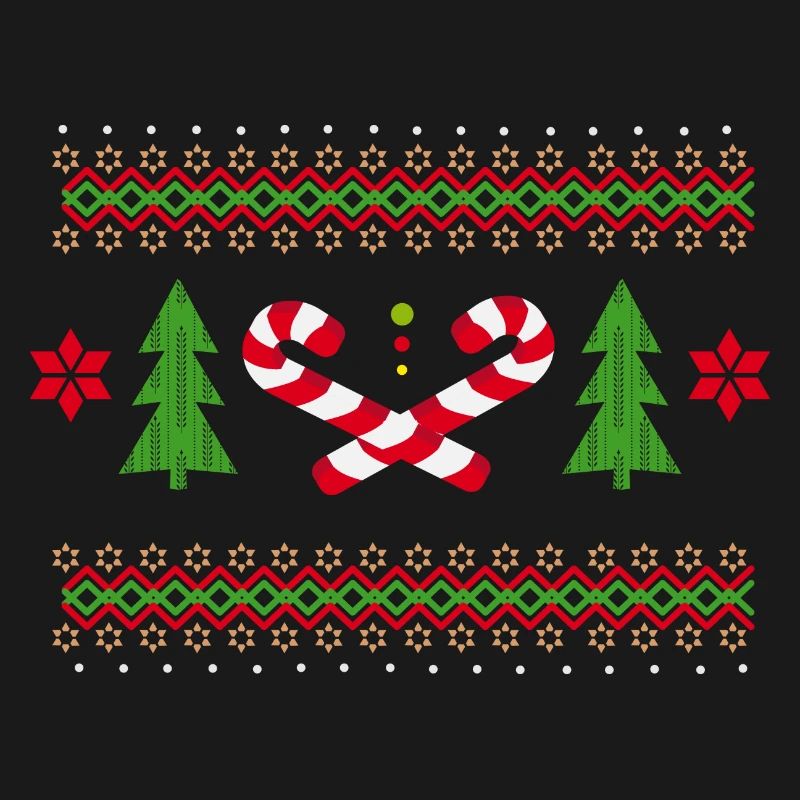 Candy Cane Patterns for Christmas