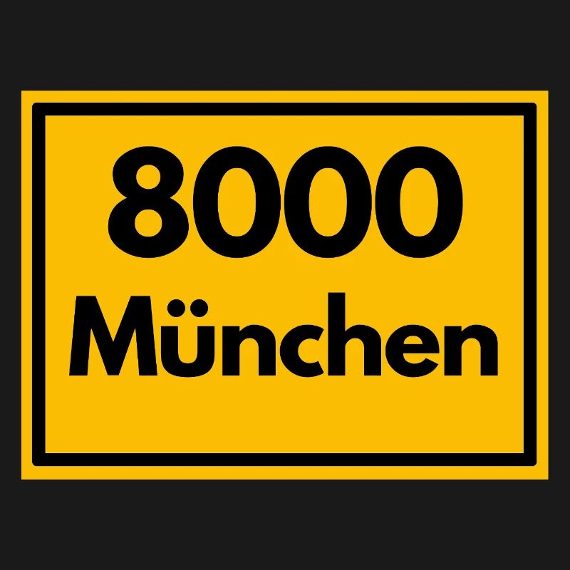 OLD POSTCODE POSTCODE RETRO 8000 MUNICH BAVARIA