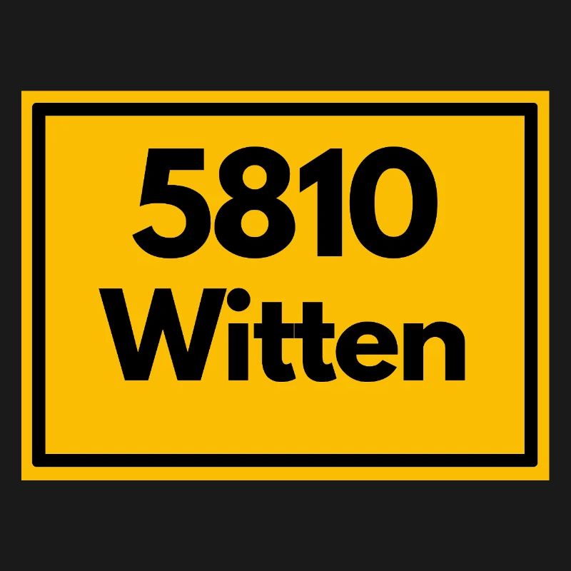OLD POSTCODE POSTCODE RETRO 5810 WITTEN RUHRGEBIET