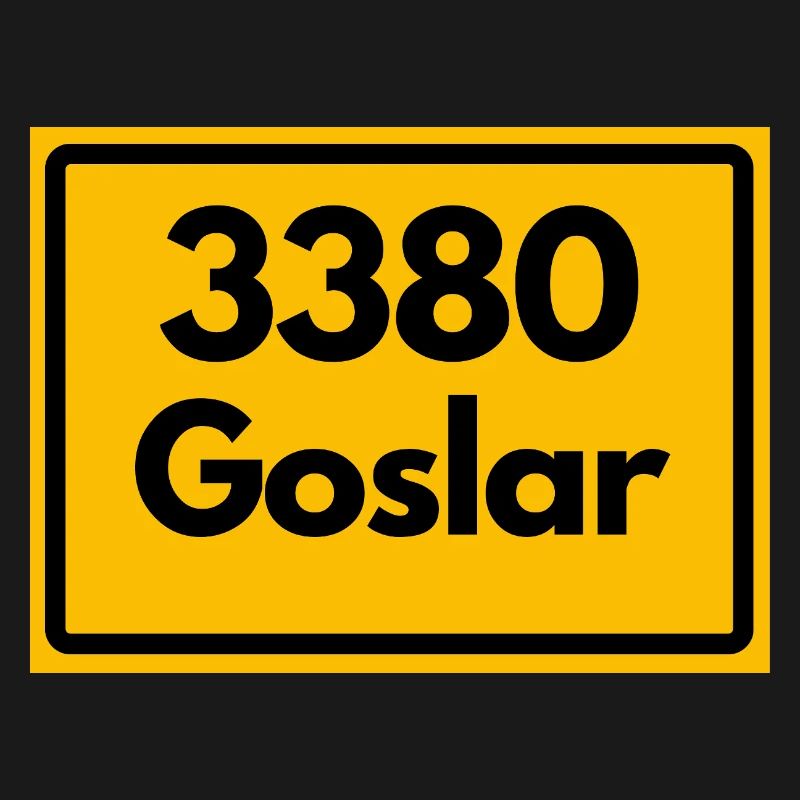 OLD POSTCODE ZIP CODE RETRO 3380 GOSLAR KAISERPFAL