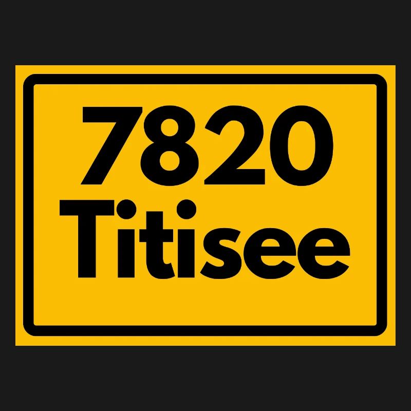 OLD POSTCODE POSTCODE RETRO 7820 TITISEE HEIMAT