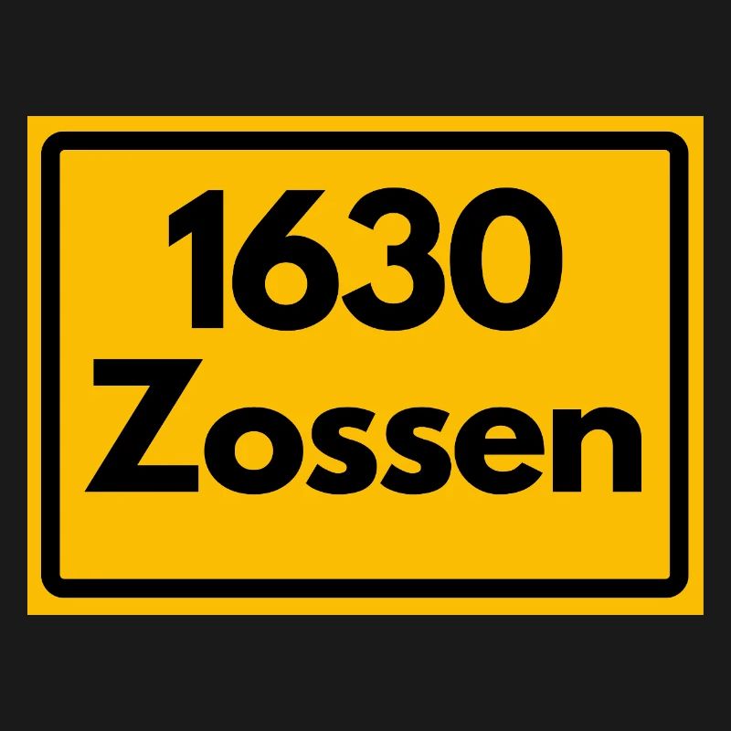 OLD POSTCODE POSTCODE RETRO 1630 ZOSSEN HEIMAT