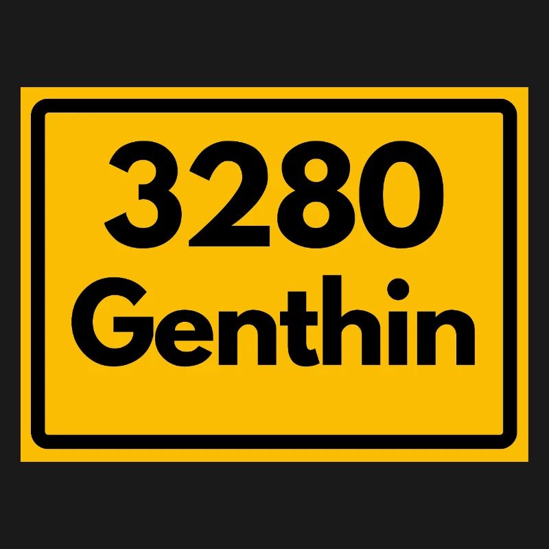 OLD POSTCODE POSTCODE RETRO 3280 GENTHIN HEIMAT