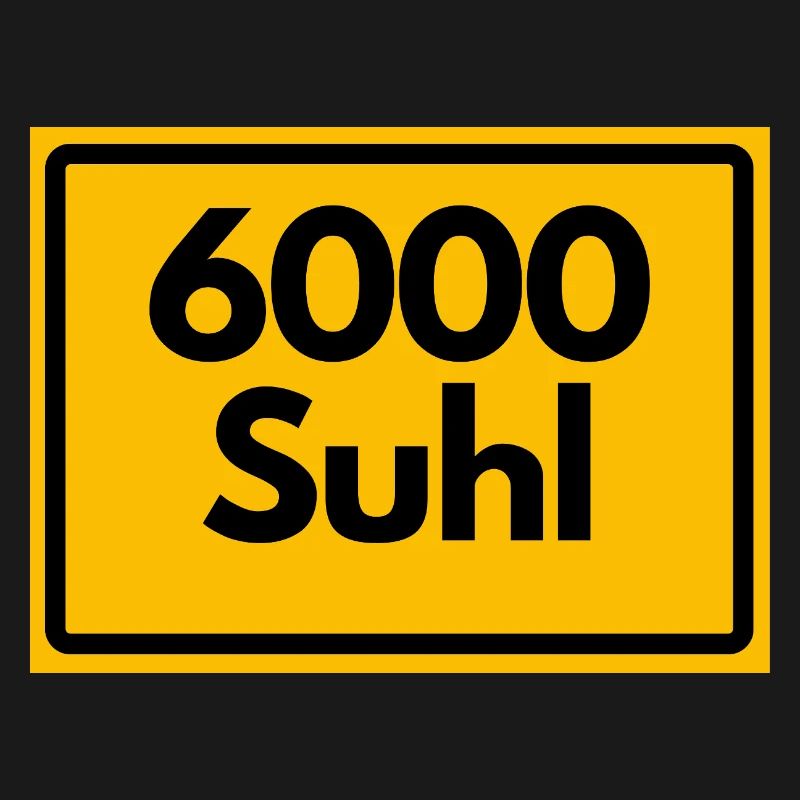 OLD POSTCODE 6000 SUHL HEIMATSTOLZ ORIGINAL