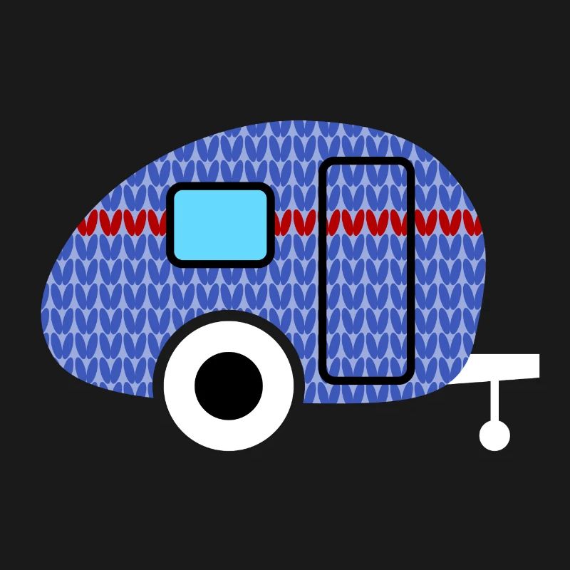 Caravan Knitting Pattern Caravan Camping Winter