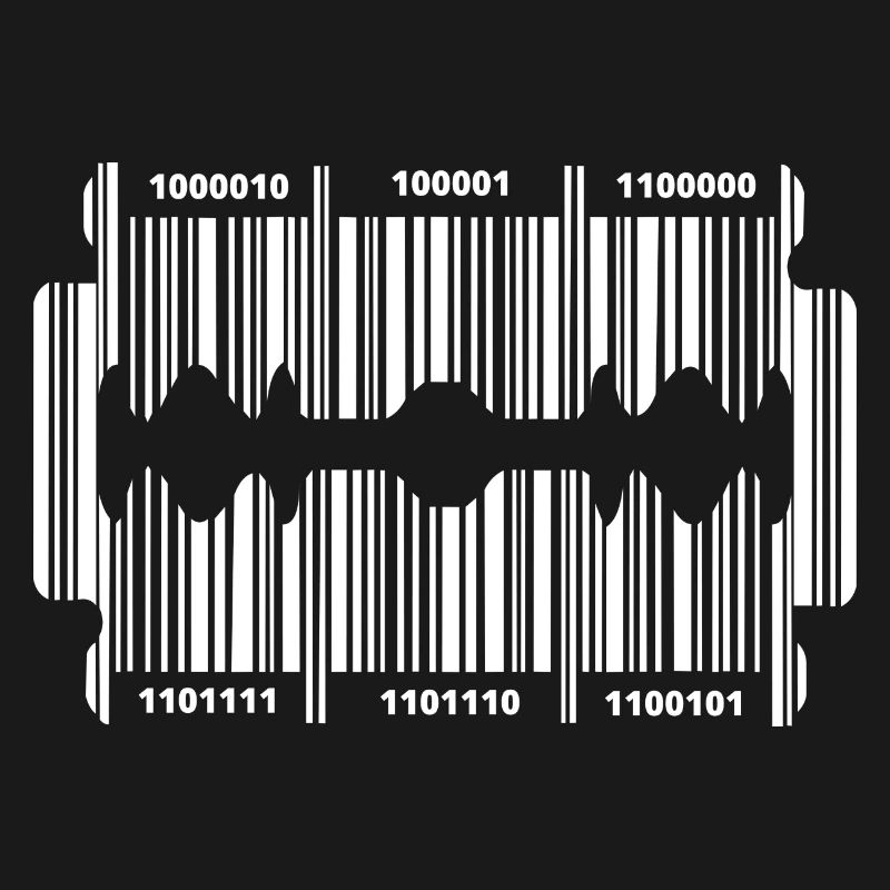 Lame de rasoir avec code