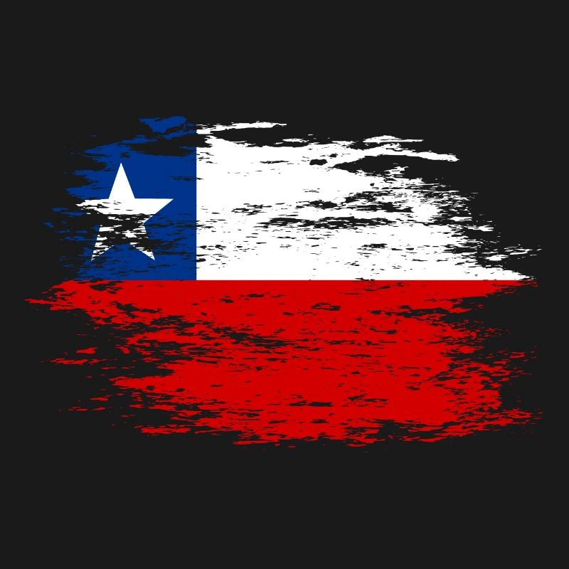 Drapeau chilien utilisé