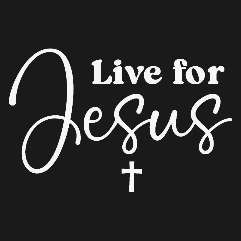 Live for Jesus Script Typografie